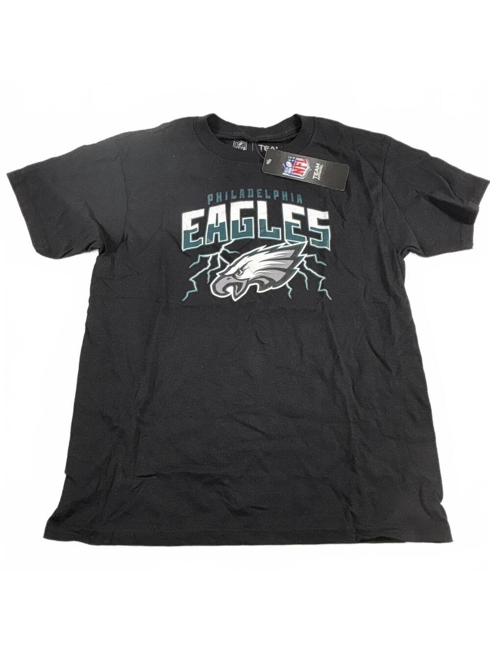 NFL Philadelphia Eagles Kids Black Short Sleeve T-Shirt Size S